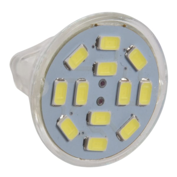 3x 6W GU4(MR11) LED-spotlight MR11 12 SMD 5730 570 DC 12V, Vit