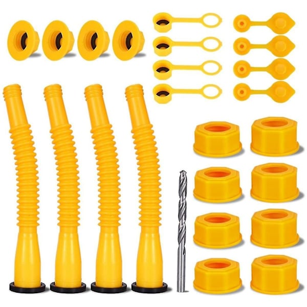 Bensindunk Pip Ersättning Bensindunk Munstycke, Bensindunk Pip Kit Med Flexibla Munstycken, Tjockare Packning