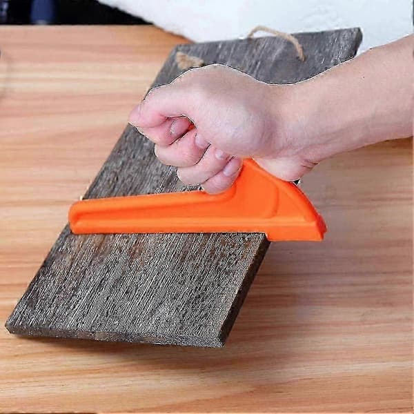 4 stycken Plastmaterial Hållbart Träbearbetningsskydd Push Handle (Orange)