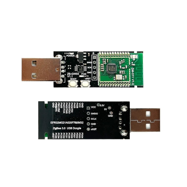 Zigbee 3.0 Silicon Labs Mini Efr32mg21 Universal Hub Gateway Usb Dongle Chip Modul Zha Ncp Hjem Som