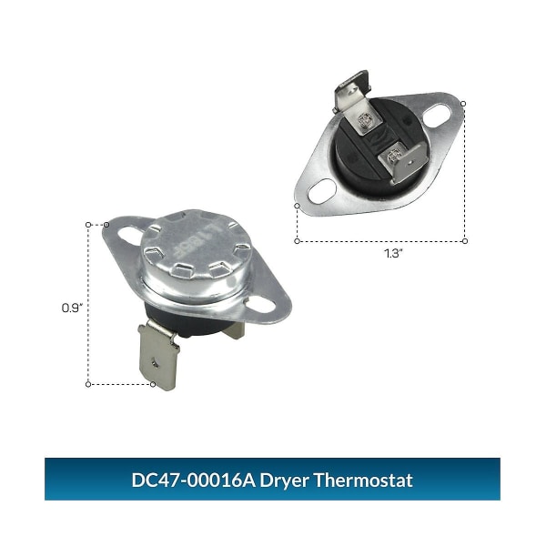 Torktumlare Termisk Säkring och Termostat Kit Ersättning Exakt Passform Dc96-00887a Dc47-00016a Dc47-00018a