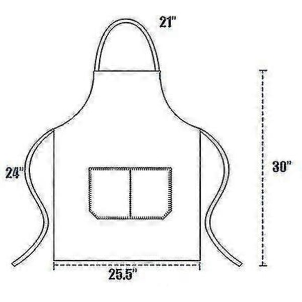 Förkläden i Storpack - 12-pack Enfärgade Haklappsförkläden med 2 Fickor (Svart)