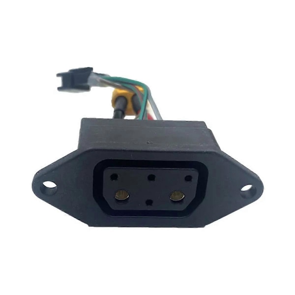 For Super Soco Litium Batterilader Socket Linje Rund Nål