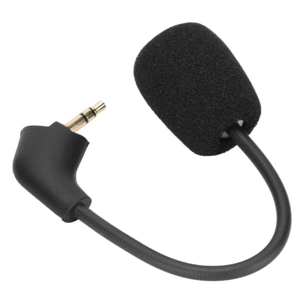 3,5 mm Mikrofon Brusreducering Ersättnings Gamingmikrofon för Hyperx Cloud II Hurricane Tomahawk
