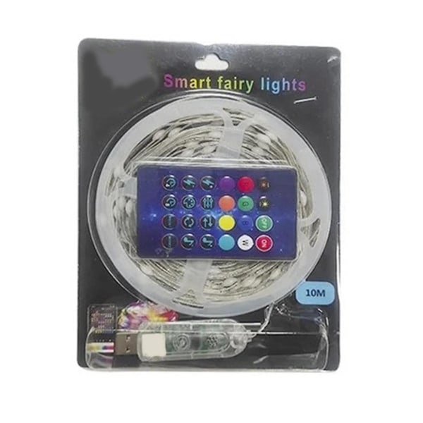 Tuya Bluetooth Led String Lights Rgb Phantom Color String Lights Set Intelligent Point Control Wate