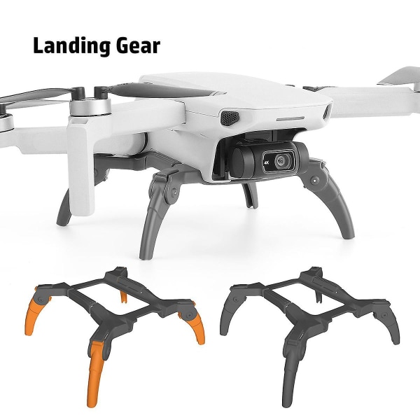 Drone Landing Gear Beskyttelse Støtteben Propeller Dæksel Til Mini 2/se/ Mini Drone Tilbehør - Orange