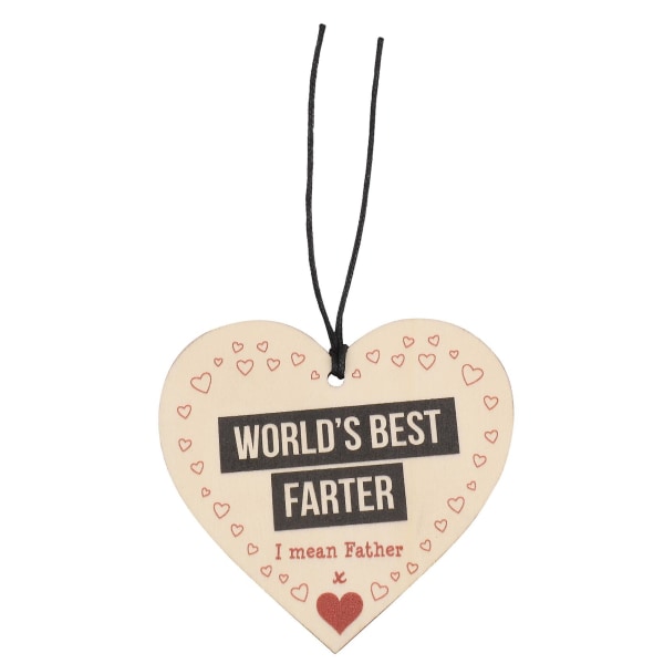 Verdens bedste Farter I Mean Far Fars Day Sign Wood Gift