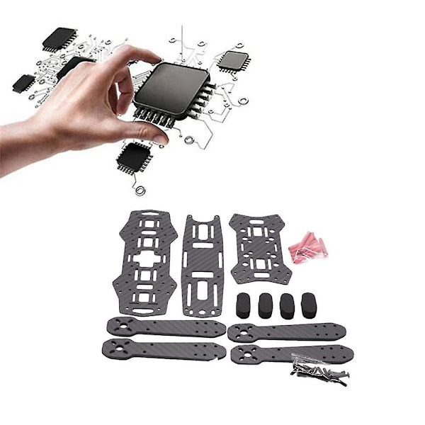 Qav250 V2 Karbonfiberramme 4-akset Mini Rc Muticopter Fpv Quadcopter Drone Ramme Umontert Ramme