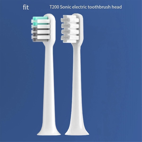 10 kpl T200 Mes606 Sonic sähköhammasharjalle Herkkä hammasharjan pää, kirkkaan valkoinen tyyppi