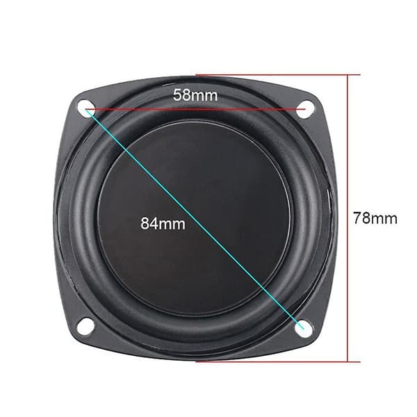 Basradiatorhögtalare Diafragma Extra Förstärkt Basvibration Membran