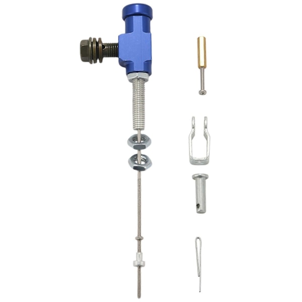 Moottoripyörän hydraulinen kytkimen pääsylinterin tanko jarrupumppu M10x1.25mm alumiini sininen