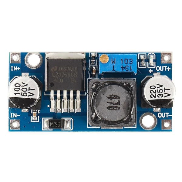 10x LM2596 DC-DC Nedtransformator Strömmodul 3A Justerbar Modul Stabil Spänning 24V Till 12V 5V 3V