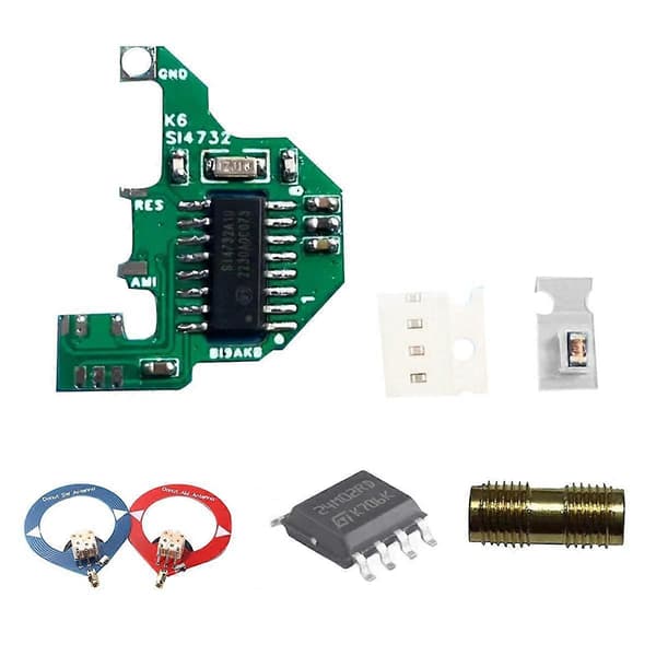 SI4732 Modul+2M Chip+2xDonut Antenn Kortvågsmodifieringsmodul V2 FPC Version för UV-K5 UV-K6