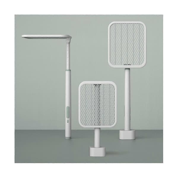 Vikbar Elektrisk Myggsmälla Kan Avvisa Myggor och Flugsmälla Litium Infällbart Batteri
