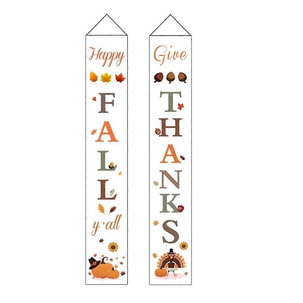 Verandabanner Høst Thanksgiving Dekor B
