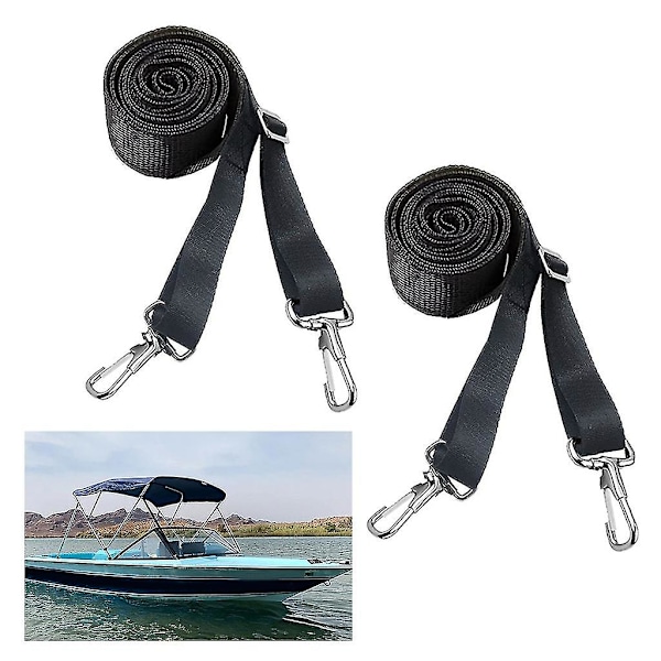 Marine presenningstropper med rustfrit stål snap loop Bimini top hardware
