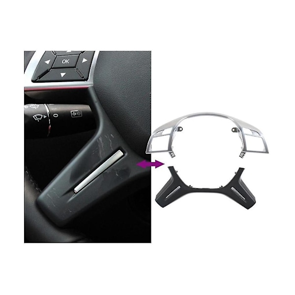 Rattskinnsklädsel för rattpanel, ersättning för C E M Ml Gls G-klass W204 W212 W166 W463 A