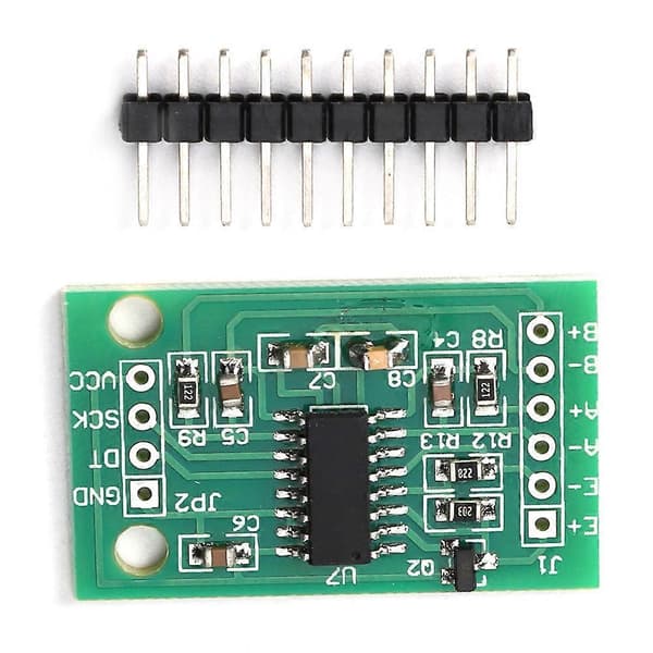 5 stk. HX711 Dual Channel 24 Bit Vejesensor Høj Nøjagtighed Tryksensor Modul Tilbehør YEMAA