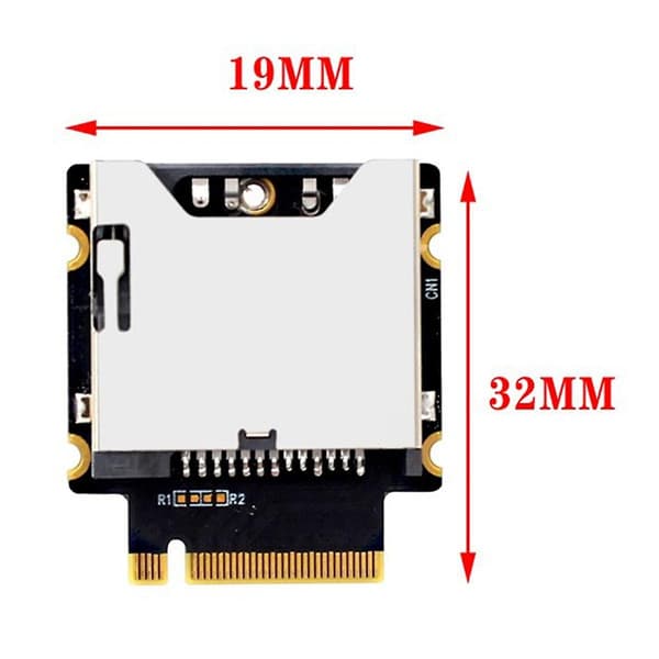 Cfexpress Typ-A till NGFF M.2 Nvme M-key Förlängningsadapterkort Stödjer Pcie 3.0 4.0 X1