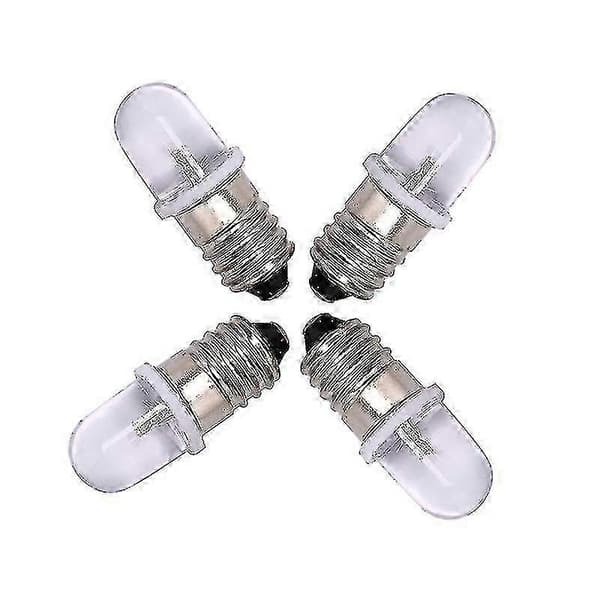 5kpl E10 Led-lamppu E10 Dc 3v 4.5v Instrumenttilamppu E10 Merkkivalo Vanhanajan Taskulamppulamppu xi S20241227444
