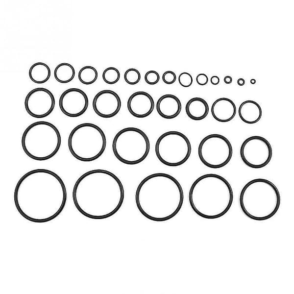 Assortert O-ringsett i gummi med etui