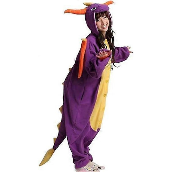 Drage Dyre Cosplay Kostume Unisex Voksen Pyjamas M