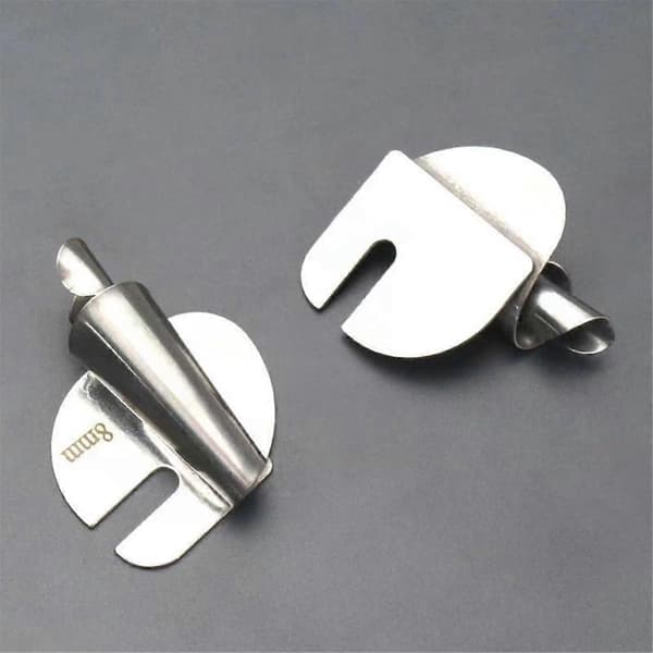 Syfotsset för rullfåll, bred rullpressarfot, pressarfot för symaskin, fållfot (4 st - 3/4/5/6 mm)