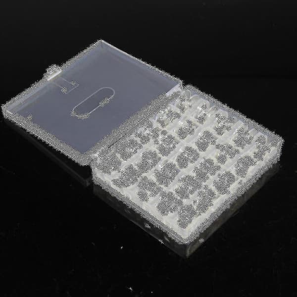 25 stk. tomme spoler i plastikk, etui for Brother-maskin