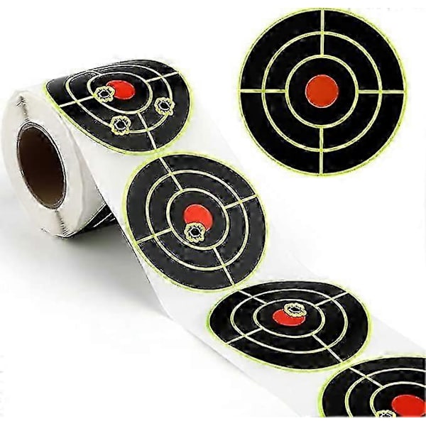 200 Runde 76 mm Selvklebende Skyteblink-Yvan