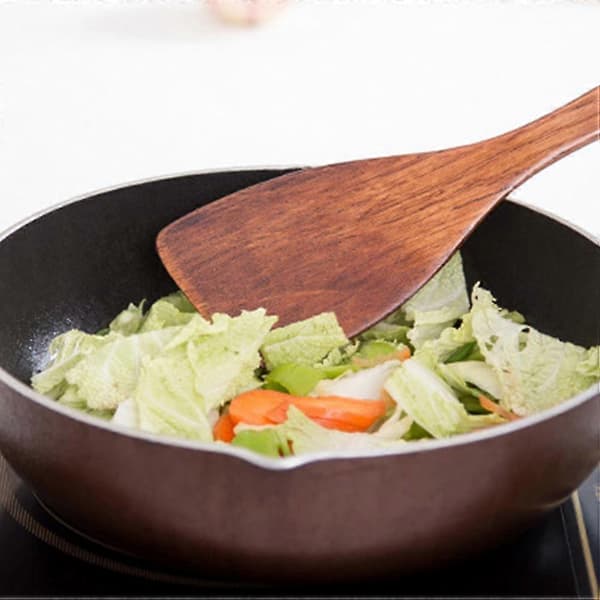 Stekespade Egg Spatula Tre Spatula Pan Spatula Bambus Spatula Matlaging Turner Spoon Spatula Tre