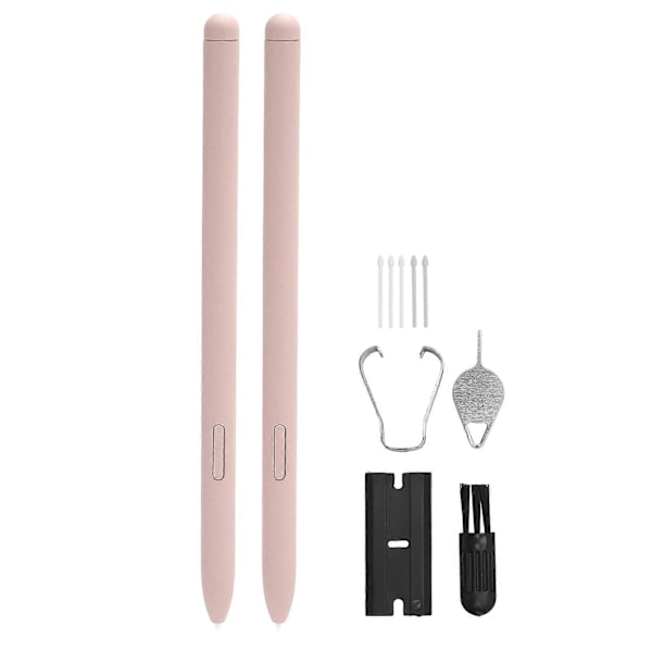 2 stk. Stylus Touch Pen for Galaxy Tab S6 Lite Høy Sensitivitet Nettbrett Datamaskin Penn Erstatning med Tupp Rosa YEMMA