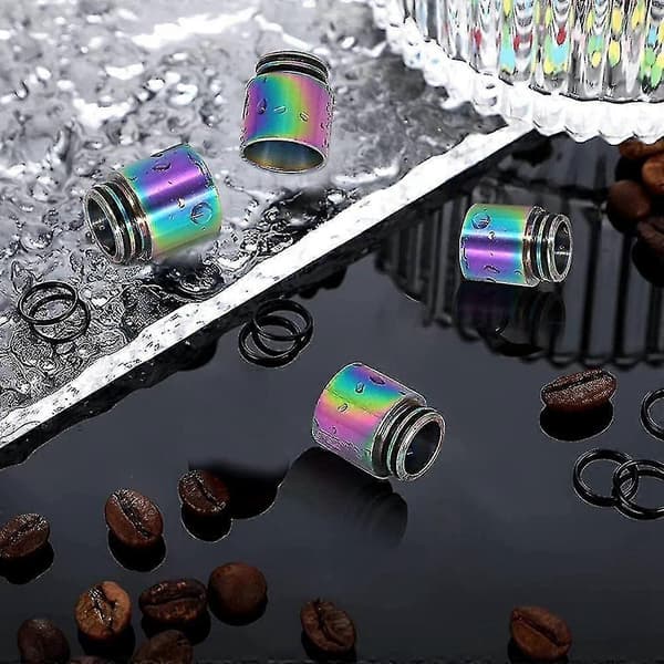 810 Drip Tips Udskiftning Drip Tip i rustfrit stål Standardmontering Drip Tip-stik til kaffe M
