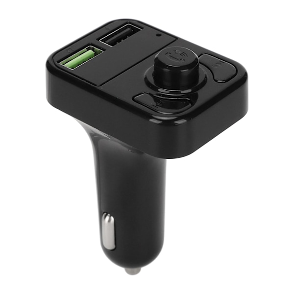 FM-sender biladapter automatisk avslåing minne fargerikt omgivelseslys USB-lading billader for bil X3S