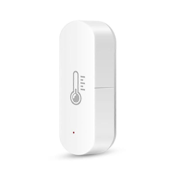 Tuya Wifi Temperatur- og Fuktighetssensor Innendørs Hygrometer Termometer Smart Life App Kontroll