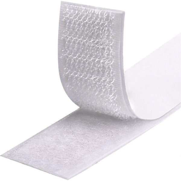 Tarrakiinnike Nauha Itseliimautuva 5m Extra Vahva, kaksisuuntainen Liima Velcro 20mm Leveä Itseliimautuva Liimapehmuste Silmukanauhalla