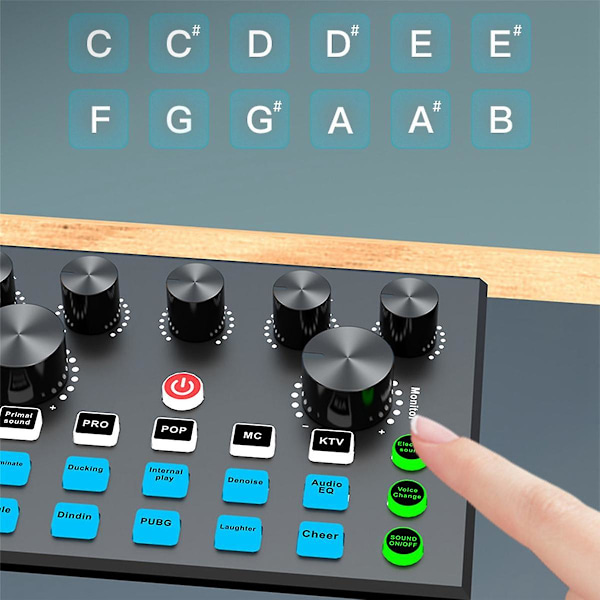 SY168 Lydkort Live Broadcast Højttaler Multifunktionel Alt-i-Én Bærbar Bluetooth til Sang