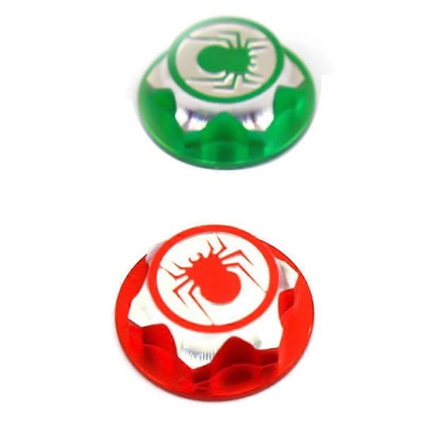 4 st Aluminium Hjulnavslock Dammskydd 17mm HEX Mutter för RC 1:8 Modellbil Hjulskydd, Blå