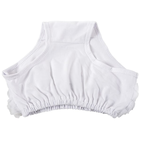 2x White Baby Girl Ruffle Bloomers Truser Bleie Cover Image S