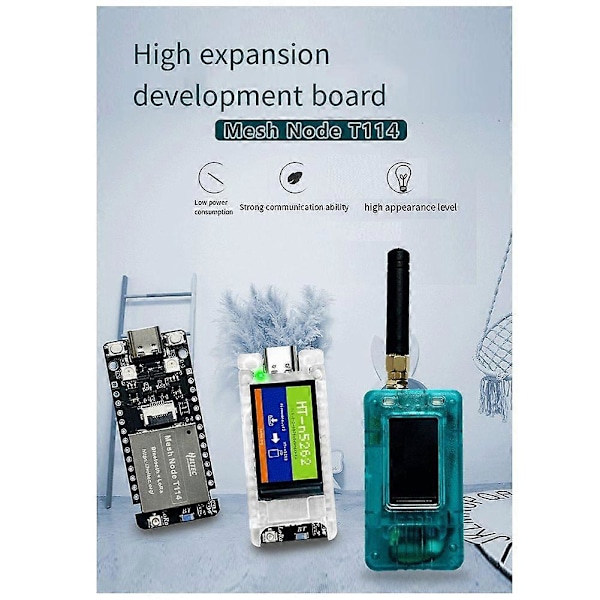 HELTECAUTOMATION Meshtastic Tracker Nordic Nrf52480 Sx1262 Lorawan Lora Utvecklingskort med Skärm