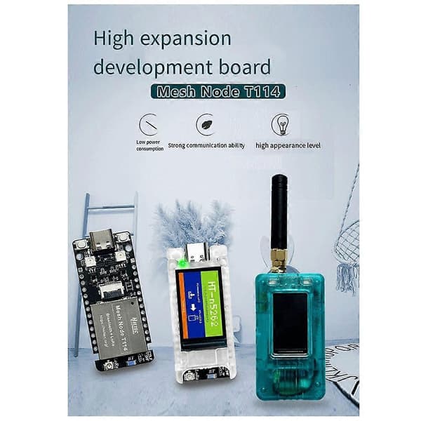 HELTECAUTOMATION Meshtastic Tracker Nordic Nrf52480 Sx1262 Lorawan Lora Utviklingstavle med Skjerm