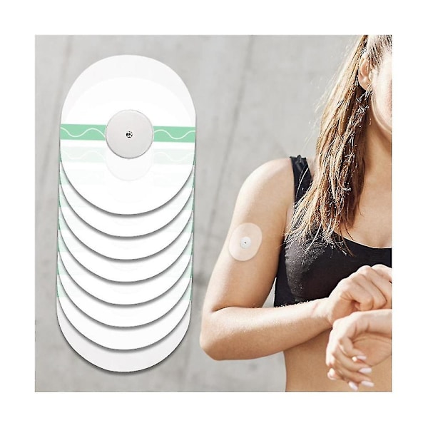 30 st/set Sport Sensor Patch Protector Freestyle Självhäftande Plåster Klar Vattentät Sensor Skydd