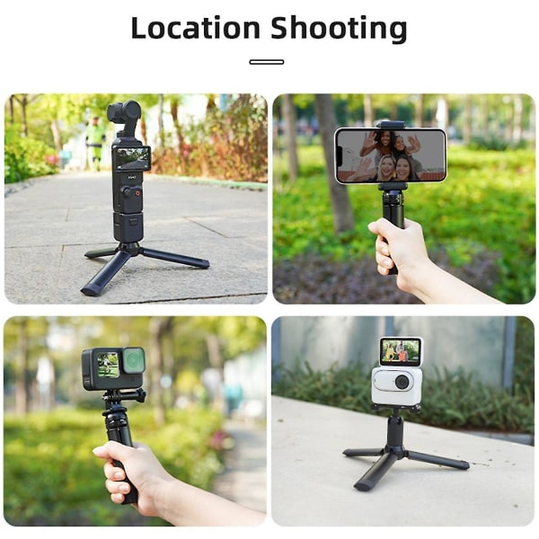 Mini Tripod Pocket Camera Desktop Stand Hållare Selfie Sticks För 3 Gimbal Tillbehör S