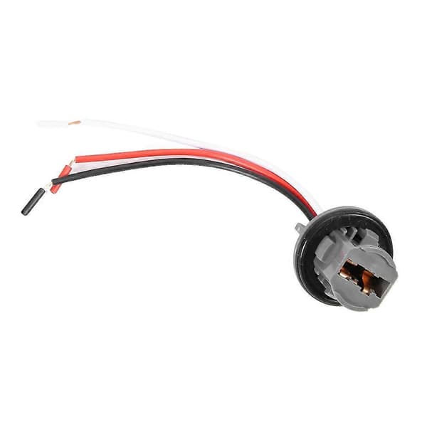 2 stk T20 Plugg 7443 Bil Lyspæreholder Plugg Adapter LED Bremslys Kontakt