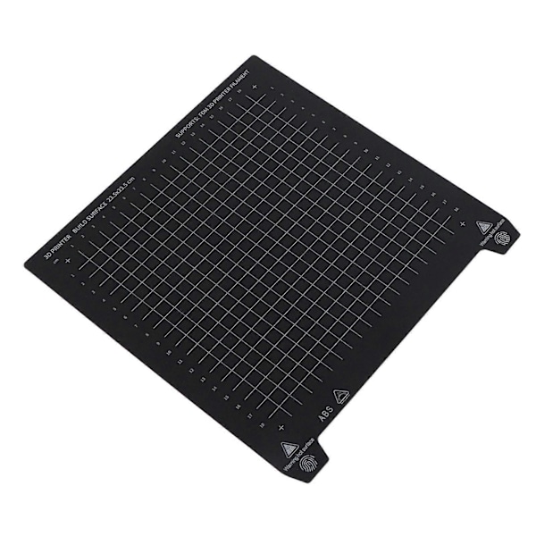 Fjærstål Byggeplate 2 Sidet PLA ABS Utskrivbar Magnetisk Fleksibel 3D-printing Fjærstålplate 235 X 235mm