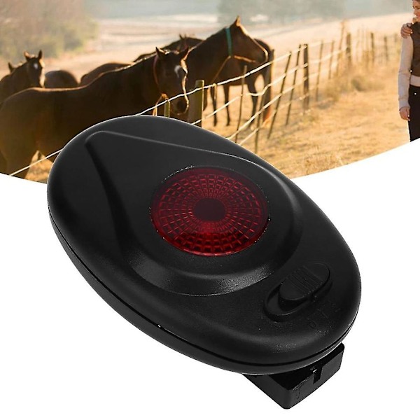 Elektrisk hegn alarm tester, flash signal lys, elektrisk hegn til husdyr hegn spændingsalarm F