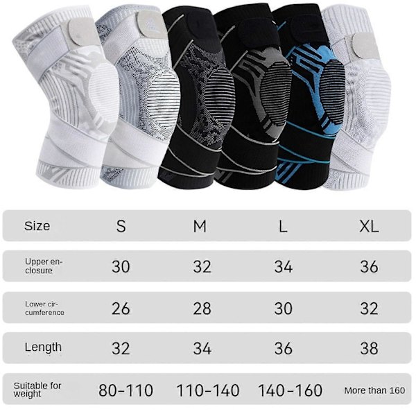 Knæbind til knæsmerter, Limitless Knee Pro M White