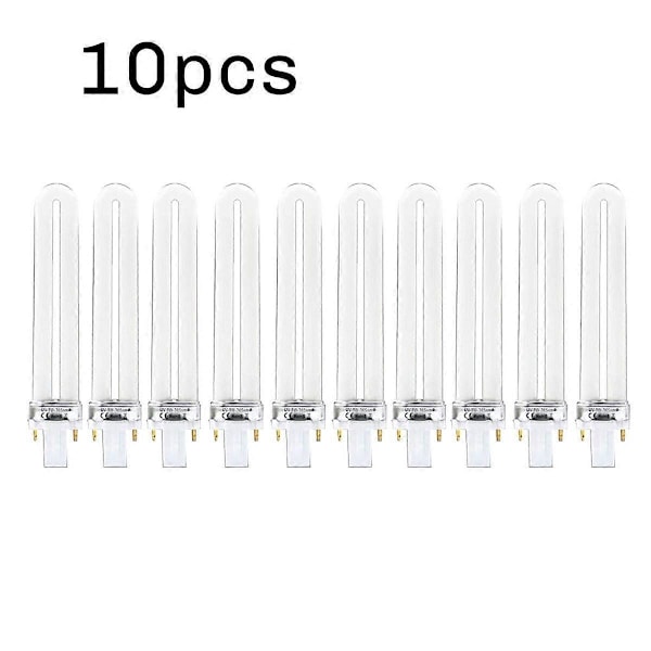 10 stk. 9W Negle UV-maskine 365nm Pære Rør