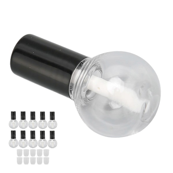 Tomme Lipgloss-tuber 5 ml Sød Kugletype Plast Genopfyldelige Beholdere 10 stk. DIY Flasker