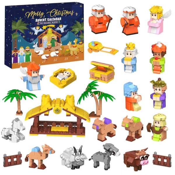 2026 Julekalender Blind Box, 24 Dagers Nedtelling, Diverse Mini Overraskelsesleker, Adventsgavesett, Julegave til Gutter JenterA71