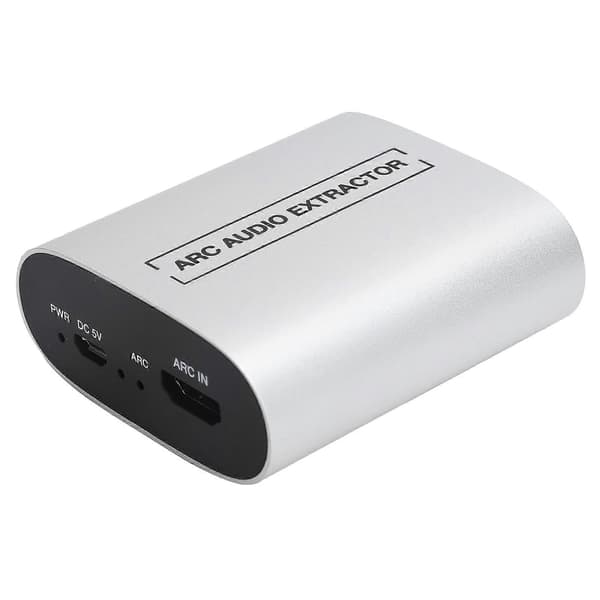 Audio Decoder ARC Exrtractor Converter Digitaalinen Teräväpiirto Multimedia Liitäntä Hopea